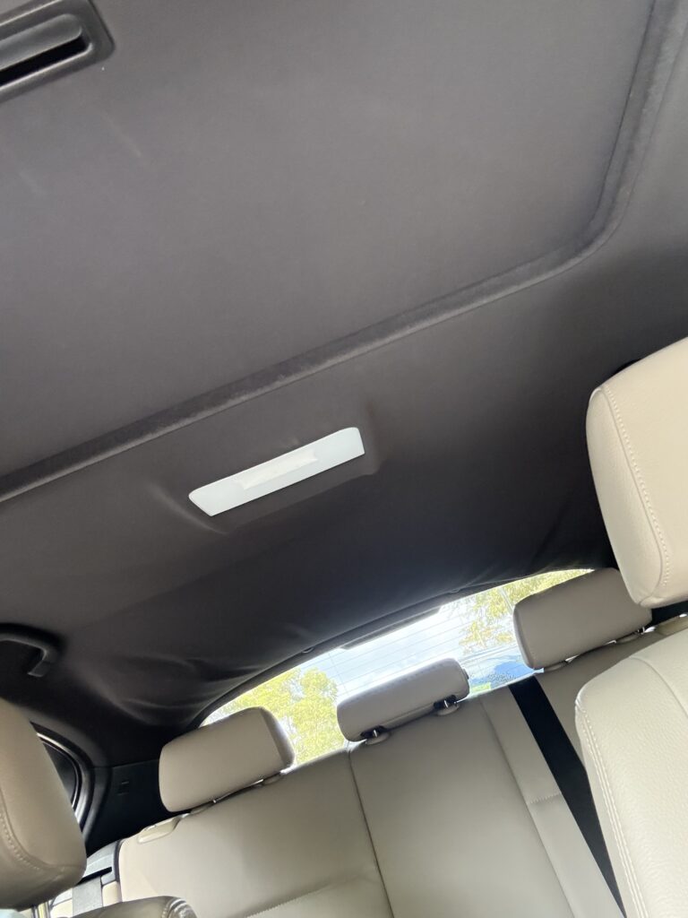 BMW M series SPorts 1 roof lining repair