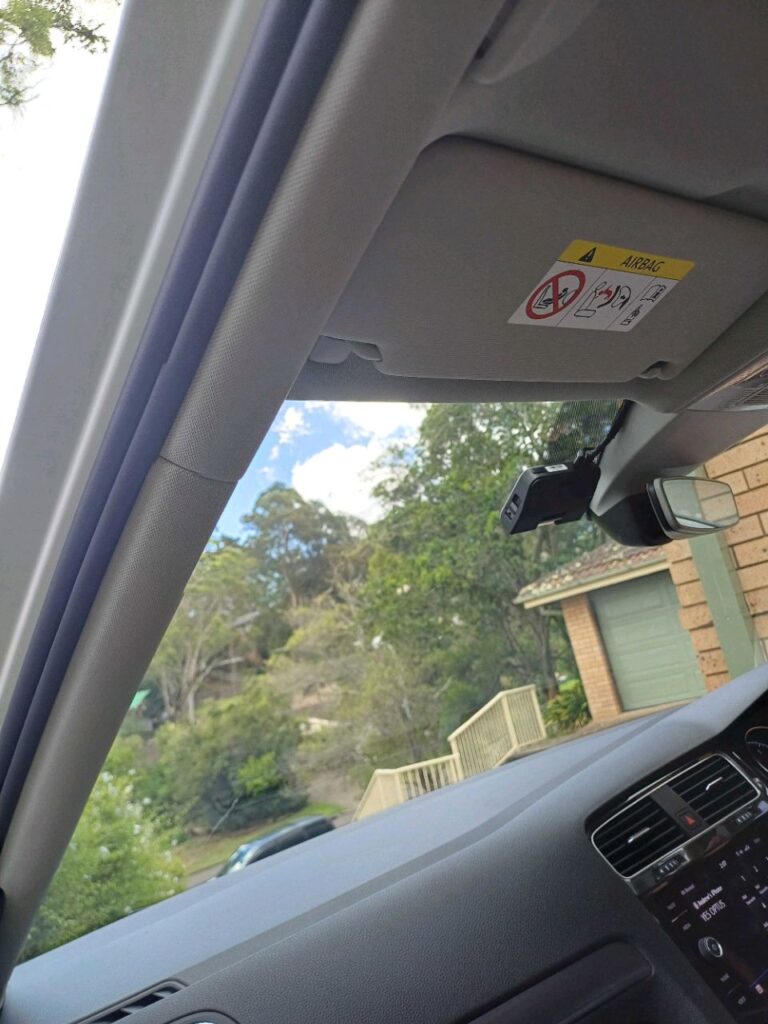 Finevu dual dash cam installation