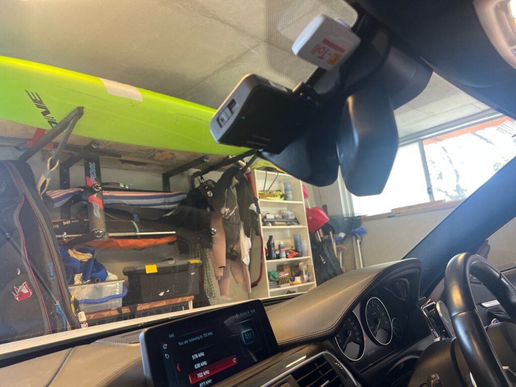 Finevu front and rear dash cam installation