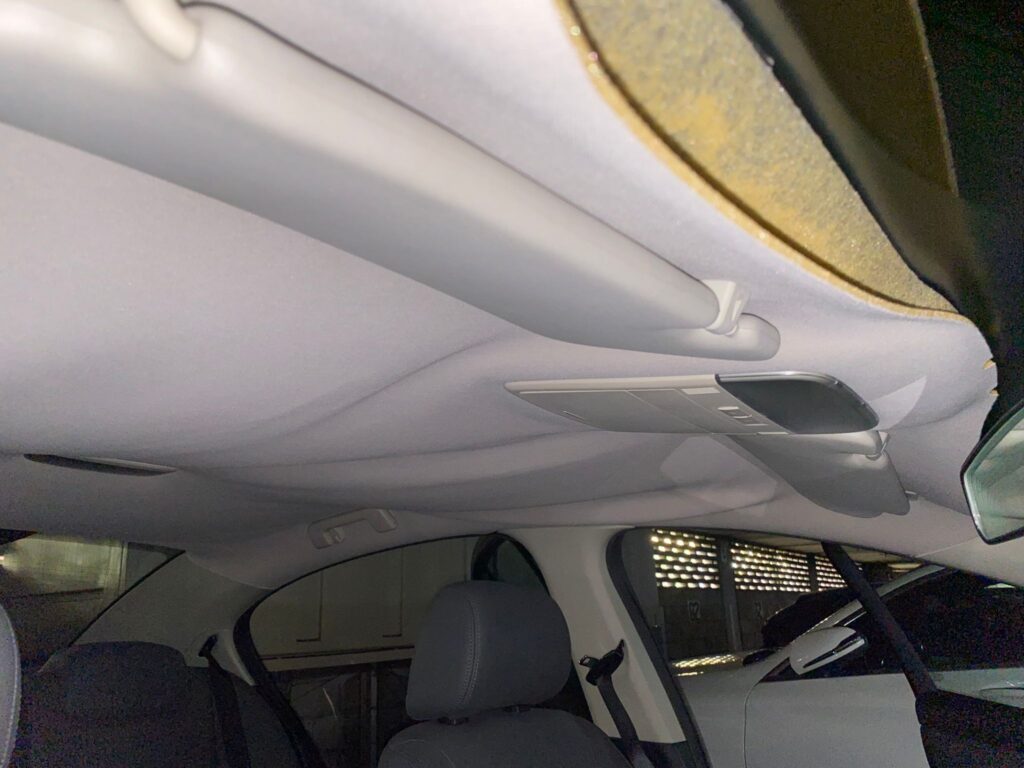 Holden Berlina roof lining repair