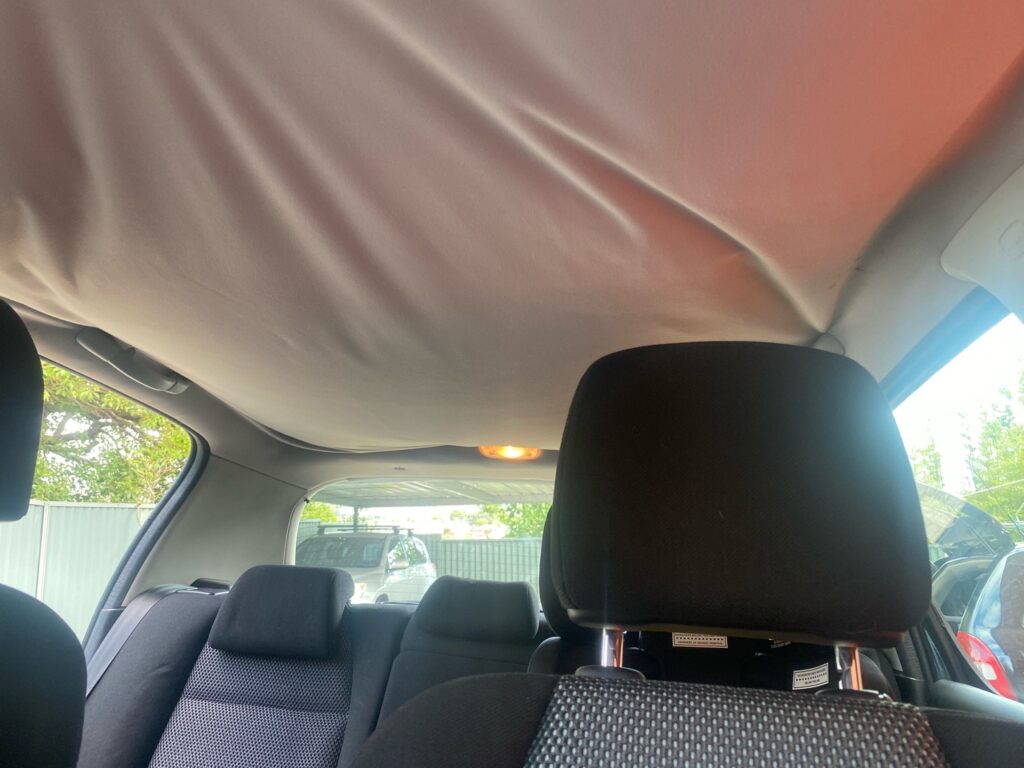 Drooping Peugeot 307 2007 Wagon headlining