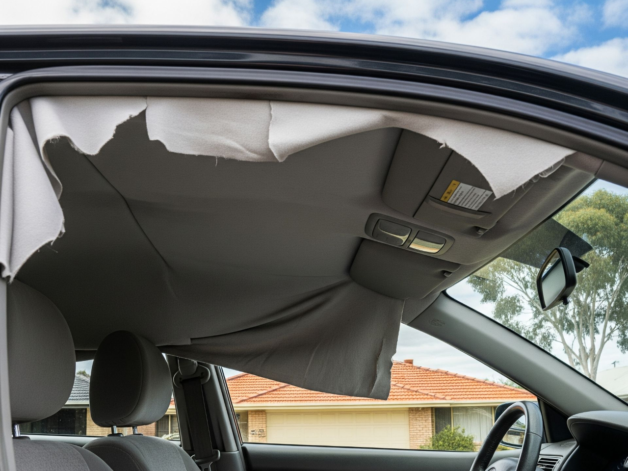 Toyota Corolla Ascent 20014 Roof Lining Repair