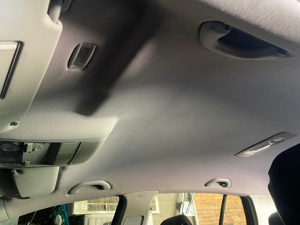 VW car headliner repair