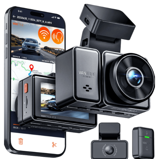 Vantrue E2 dash cam installation