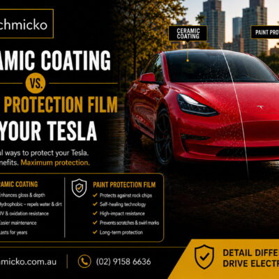 Ceramic Coating or Paint Protection Film for Your Tesla? Full Comparison
