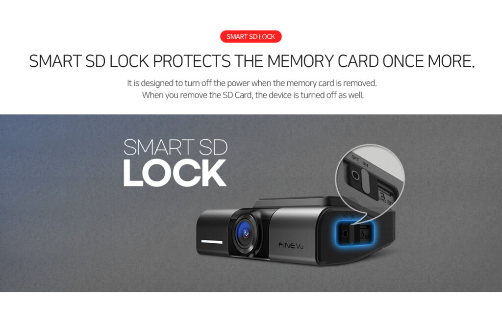 FineVu_GX400_SD LOCK