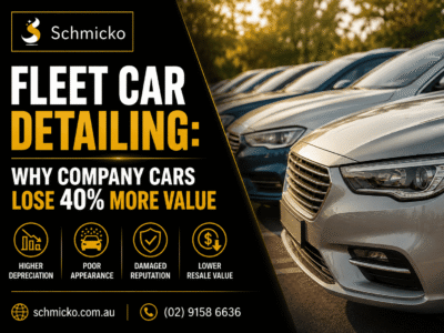 Fleet Car Detailing: Why Company Vehicles Depreciate 40% Faster