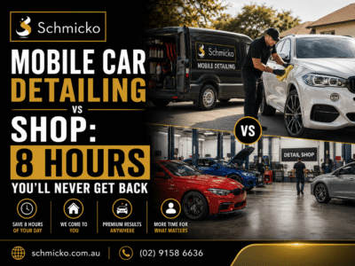 Mobile Detailing vs. In-Shop Detailing: The Eight-Hour Difference You Can’t Ignore